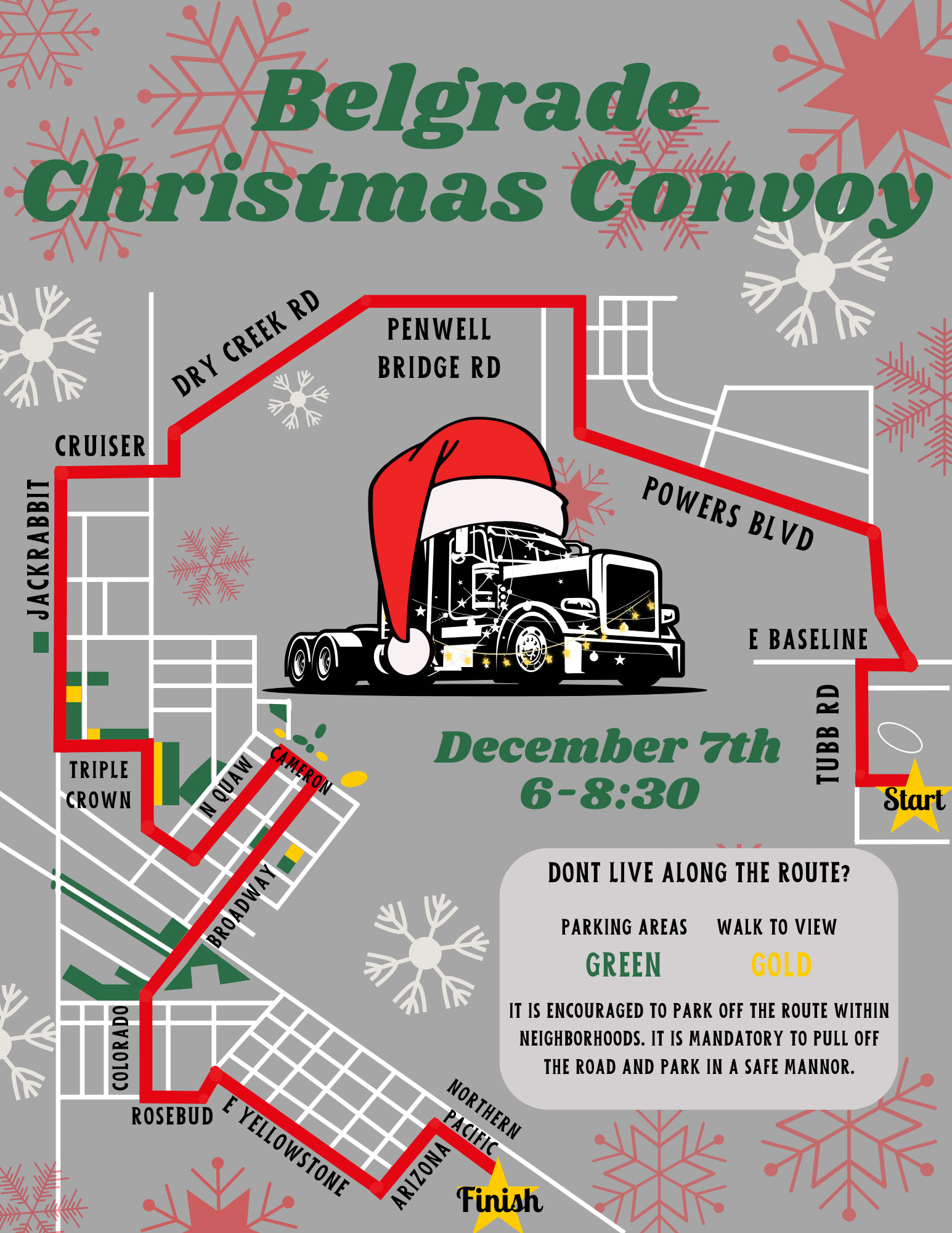 2024 Truck Convoy Map